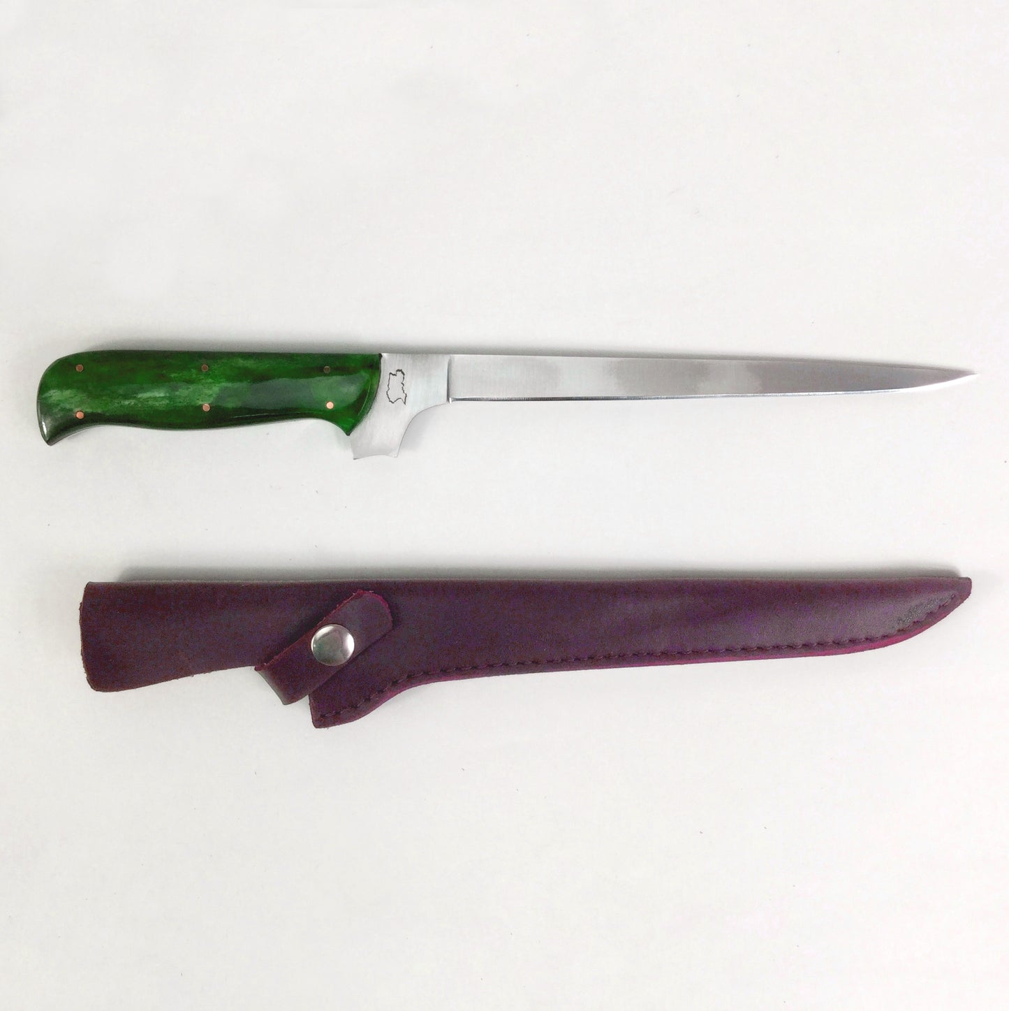 SADDI CUOCO "Slim" (Carving Knife) | "Verde" (Green/Dark)